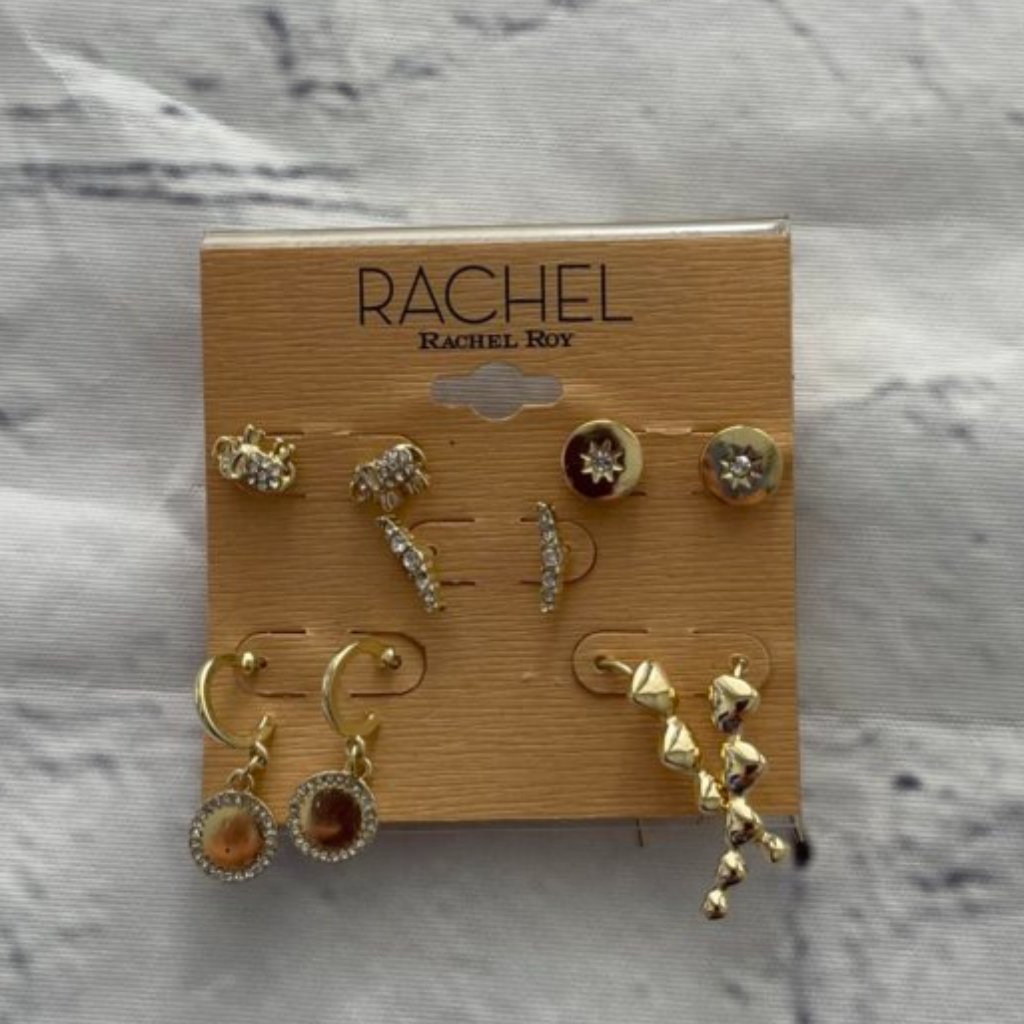 Rachel Roy Earrings 5 Pack 18$